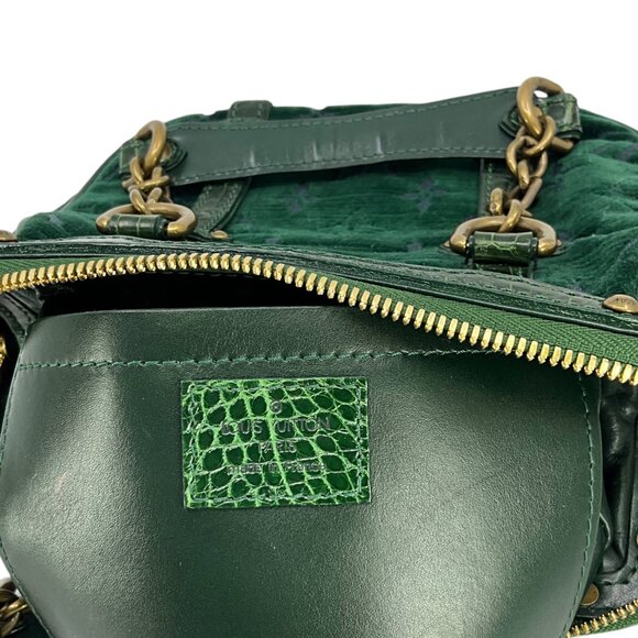Louis Vuitton Limited Edition Monogram Velours Alligator Gracie PM Bag - Picture 7 of 7